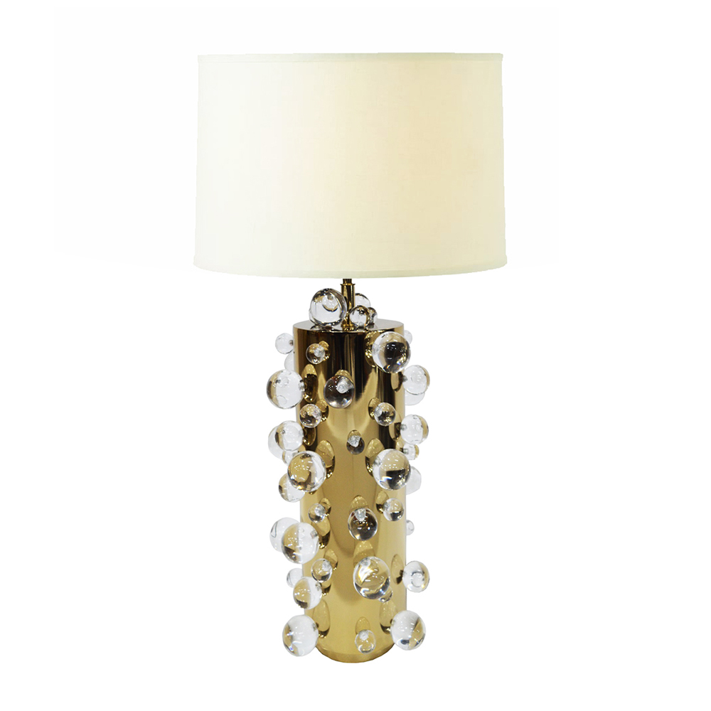 ΕΠΙΤΡΑΠΕΖΙΑ ΛΑΜΠΑ  ATOM GOLD+CLEAR ACRYLIC BALLS ΜΕ ΚΑΠΕΛΟ ΔΙΑΜΕΤΡΟΥ 50 x ΥΨΟΣ 80ΕΚ.  620-318